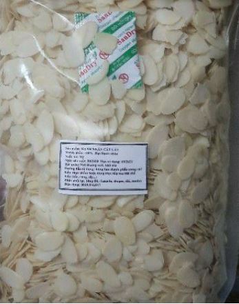 Hạnh nhân lát 500gr- Hạnh nhân cắt lát Olam (lát tươi, lát rang chín)