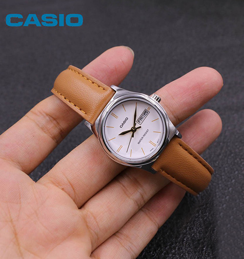 Đồng hồ nữ dây da Casio Anh Khuê LTP-V006L-7B2UDF