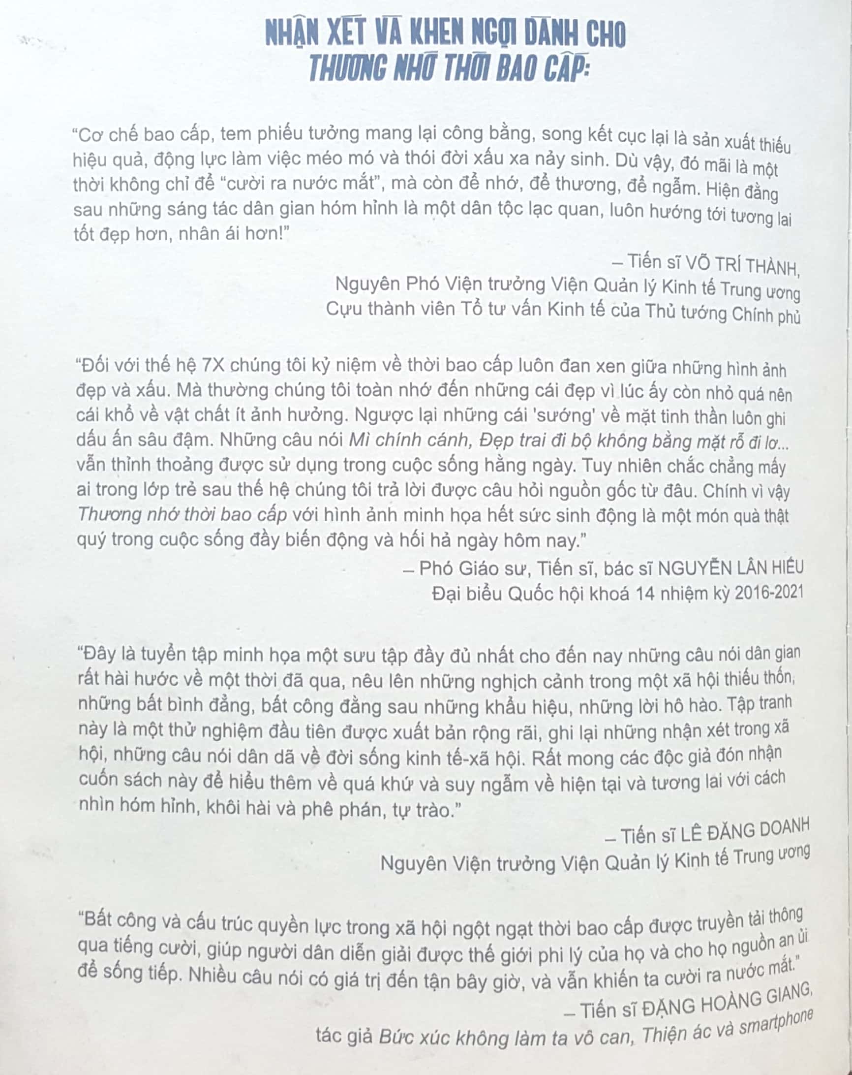 Fahasa - Thương Nhớ Thời Bao Cấp