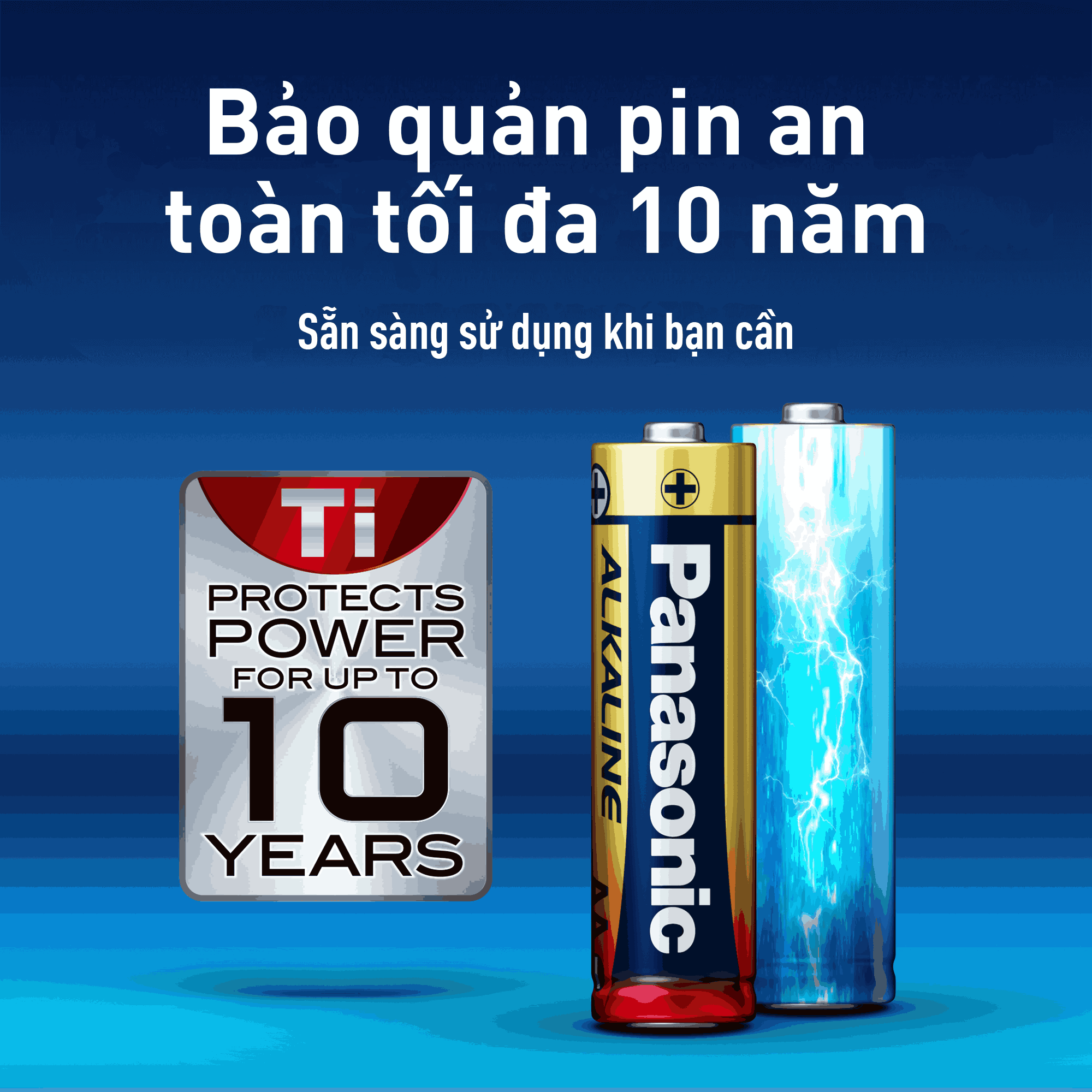 Vỉ 2 viên Pin Panasonic Alkaline AA LR6T/2B-V – Hàng Chính Hãng