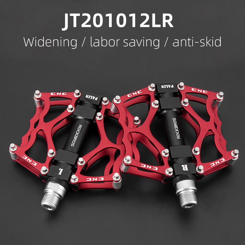 ROCKBROS MTB Road Bike Pedals Aluminum Alloy Anti-slip Bicycle Pedals Hollow-carved Design Pedals Bicycle Accessories