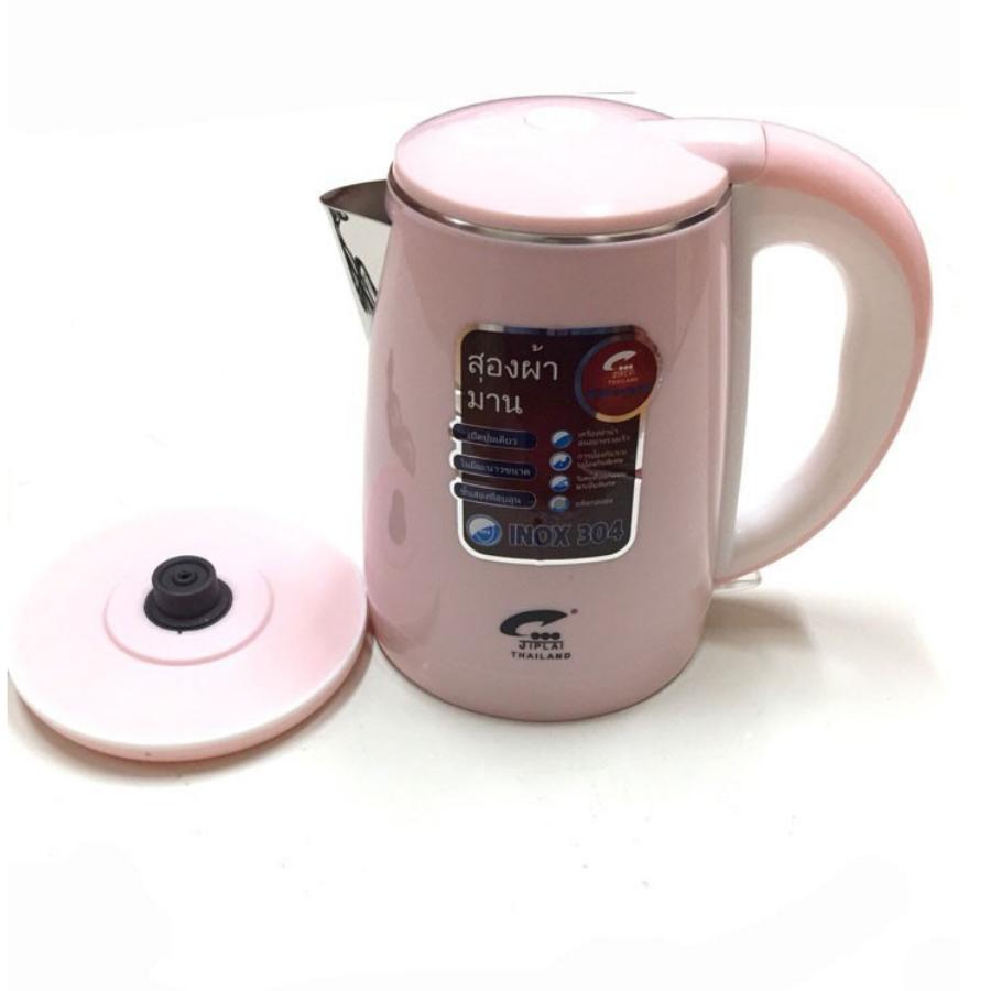 Ấm Siêu Tốc 2 Lớp JipLai Thái Lan 2,5L Cao Cấp