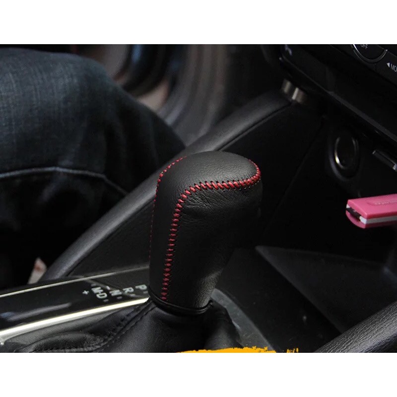 Bọc Da Tay Phanh + Cần Số Da Thật Cho Xe Mazda 3, Mazda 2, Mazda CX-5, Mazda 6, Mazda CX-8, Mazda BT-50 Thiết Kế Bắt Mắt, Bền Đẹp Dễ Sử Dụng