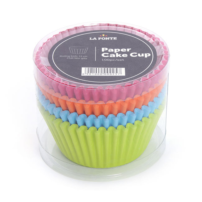 Cup Giấy Lót Nướng Bánh Cupcake/Muffin Set 100c