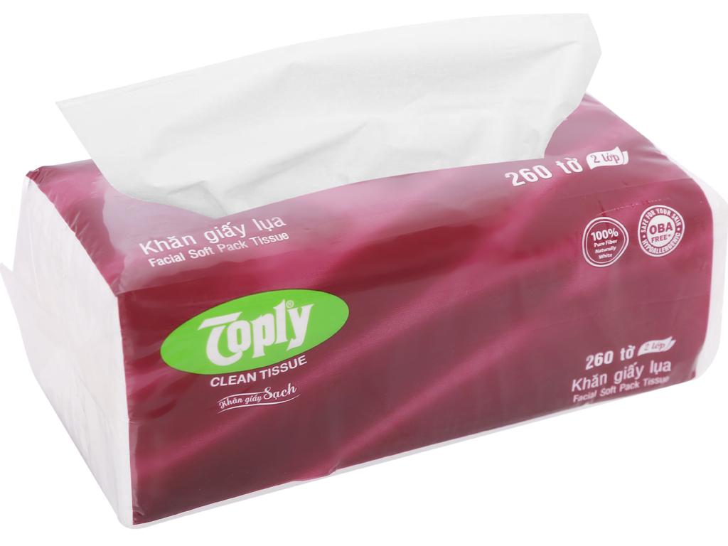[HCM]Khăn Giấy Thếp Toply 260 Tờ (2 Lớp)