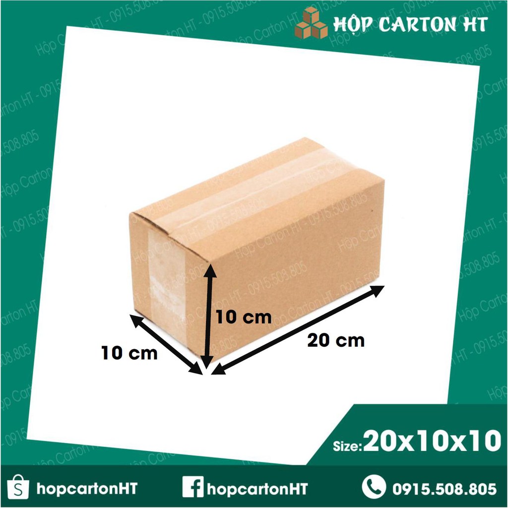 20x10x10 combo 100 hộp carton