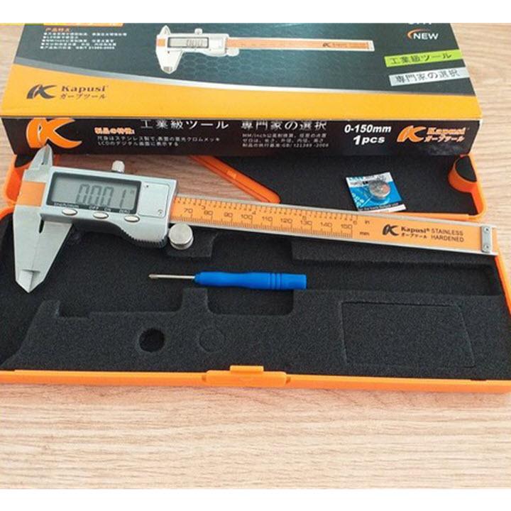 THƯỚC KẸP, CẶP ĐIỆN TỬ KAPUSI 150MM