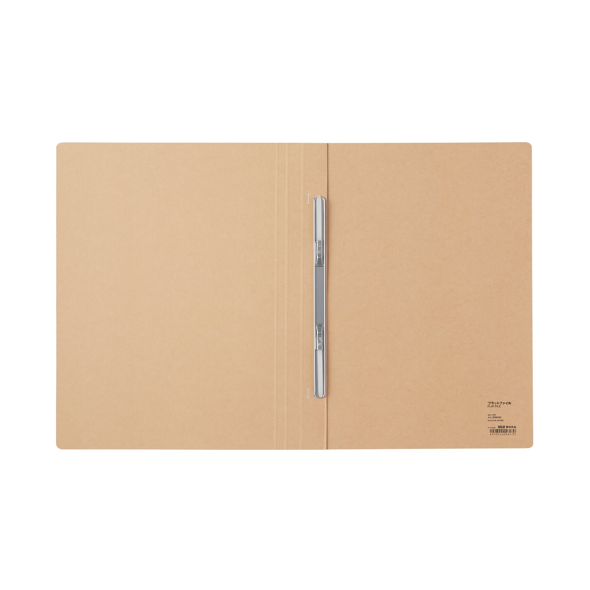 Muji bìa giấy nẹp nhựa a4