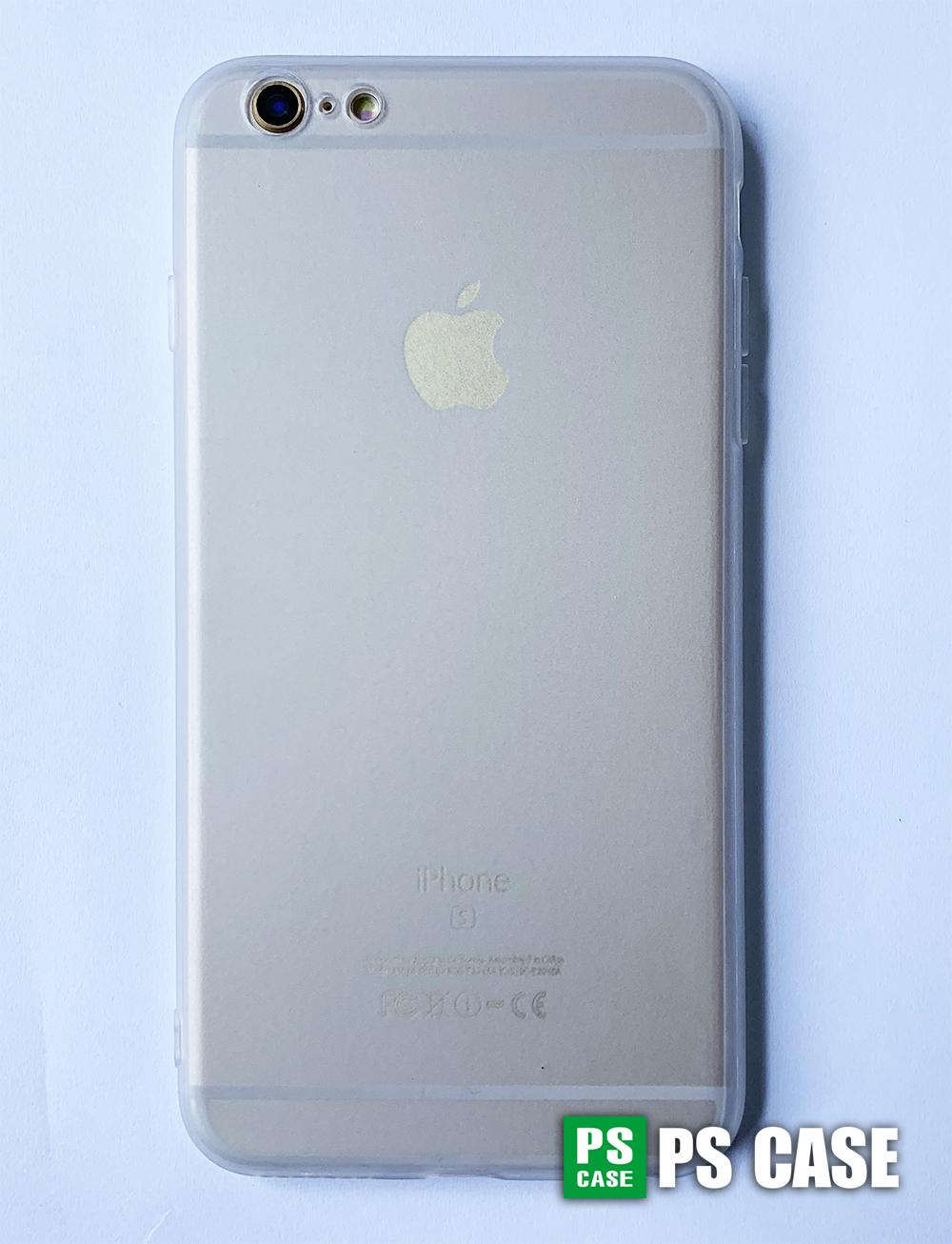 Ốp lưng viền dẻo trong sần nhám iPhone 6 Plus - iPhone 6s Plus- PS CASE phân phối