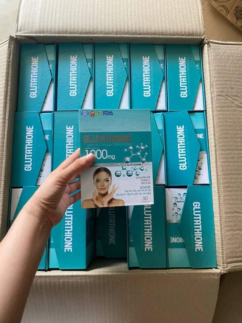 Viên Uống Trắng Da GLUTATHIONE 1000MG