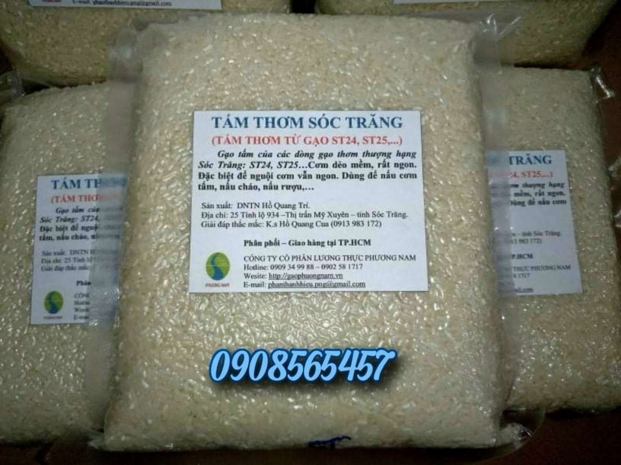 GẠO TẤM THƠM SÓC TRĂNG TỪ GẠO ST25 (túi 1kg)