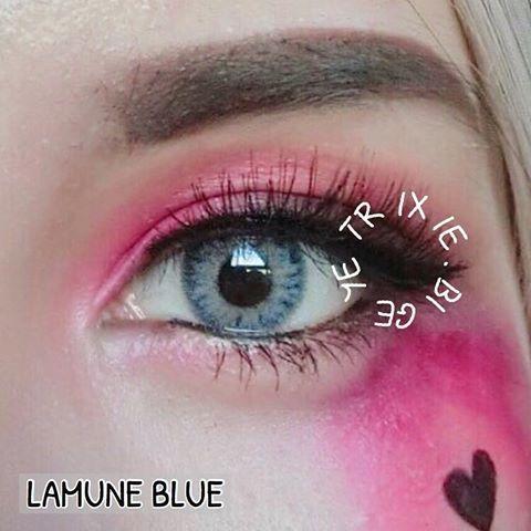 [HCM]Contact Lens - Kính Áp Tròng Xanh Tây Sử Dụng Được 1 Năm Tặng Kèm Khay Đựng 13