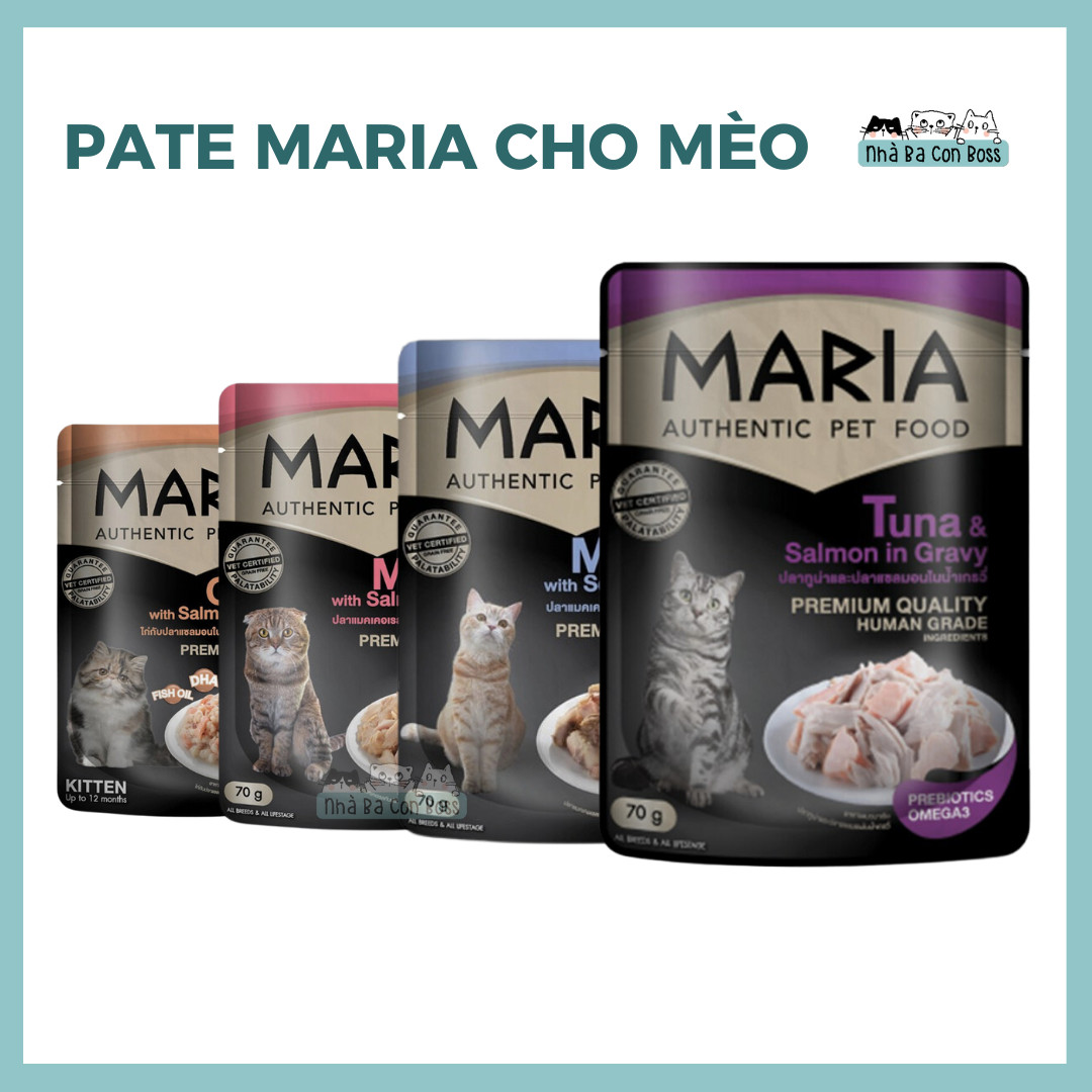 [Gói 70g] Pate Cao Cấp Cho Mèo Maria