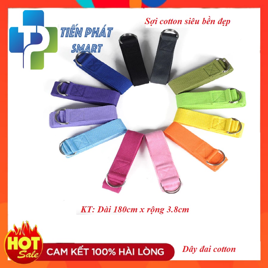 Dây đai hỗ trợ tập yoga Tienphatsmart ( Đủ Màu)