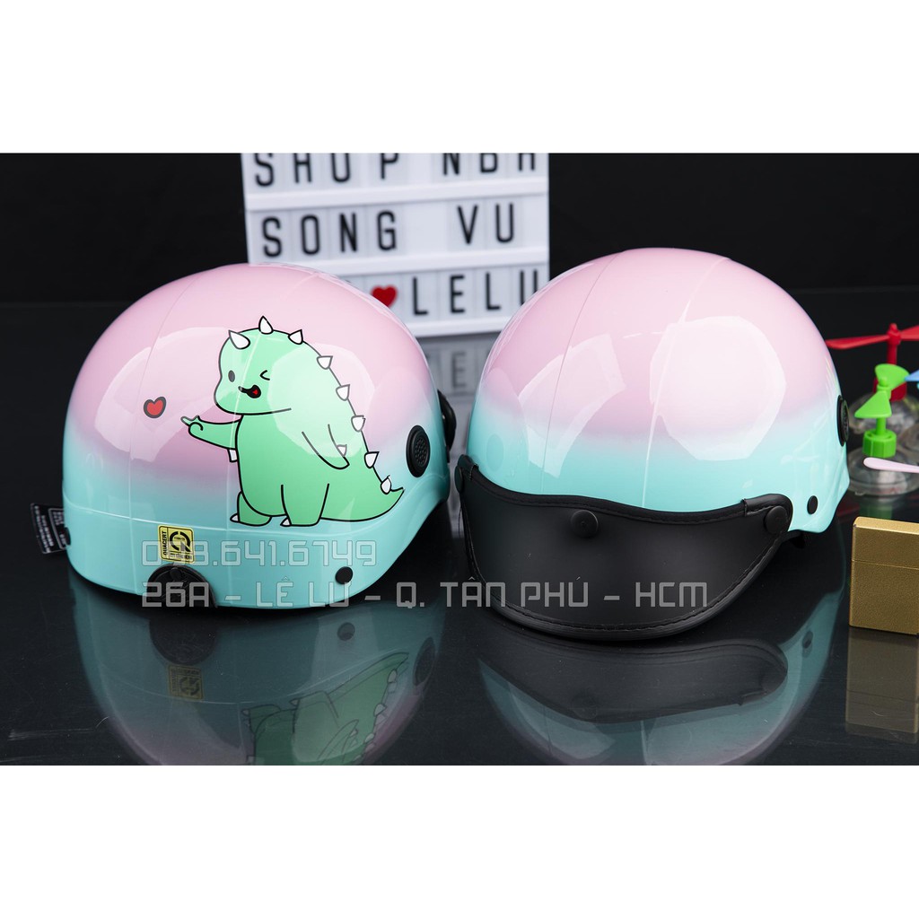 NÓN MŨ BẢO HIỂM KHỦNG LONG OMBRE