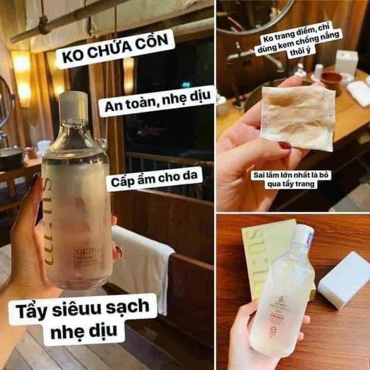 ( TẶNG SRM 100ML) Set tẩy trang SUM 400 ML