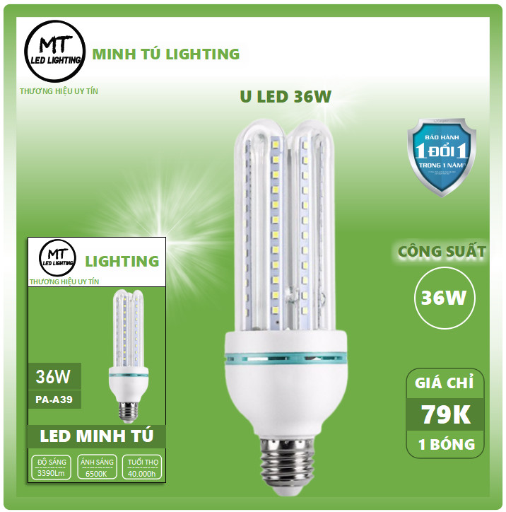 Bóng đèn U led siêu sáng
