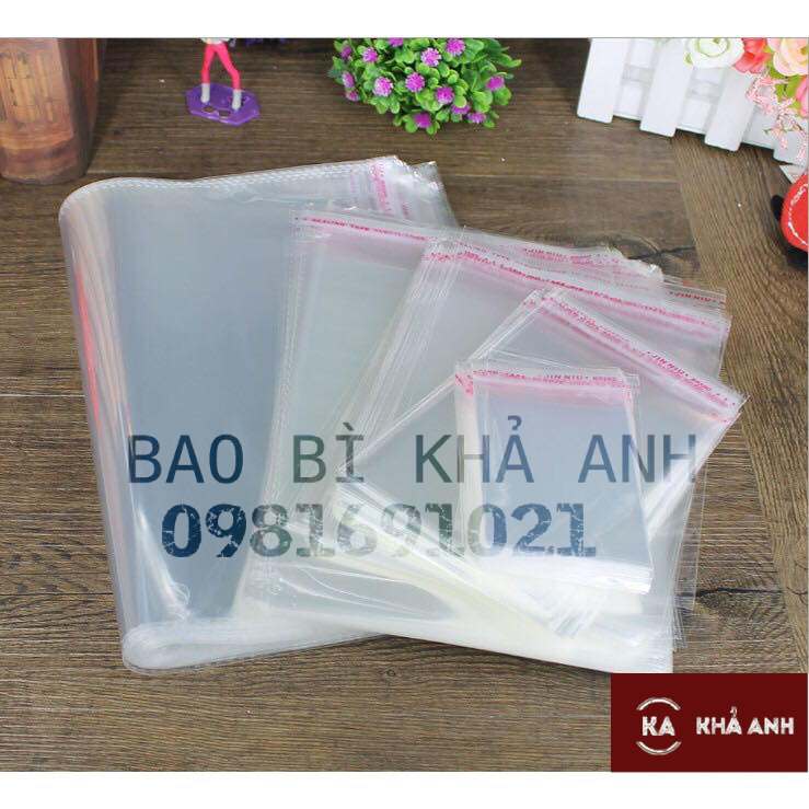 Túi Kiếng dán miệng - Túi kiếng Keo Đựng QUẦN ÁO - Túi Kiếng Dán Miệng Trong Suốt - TÚI NILON CÓ KEO DÁN siêu đẹp- BBKHAANH
