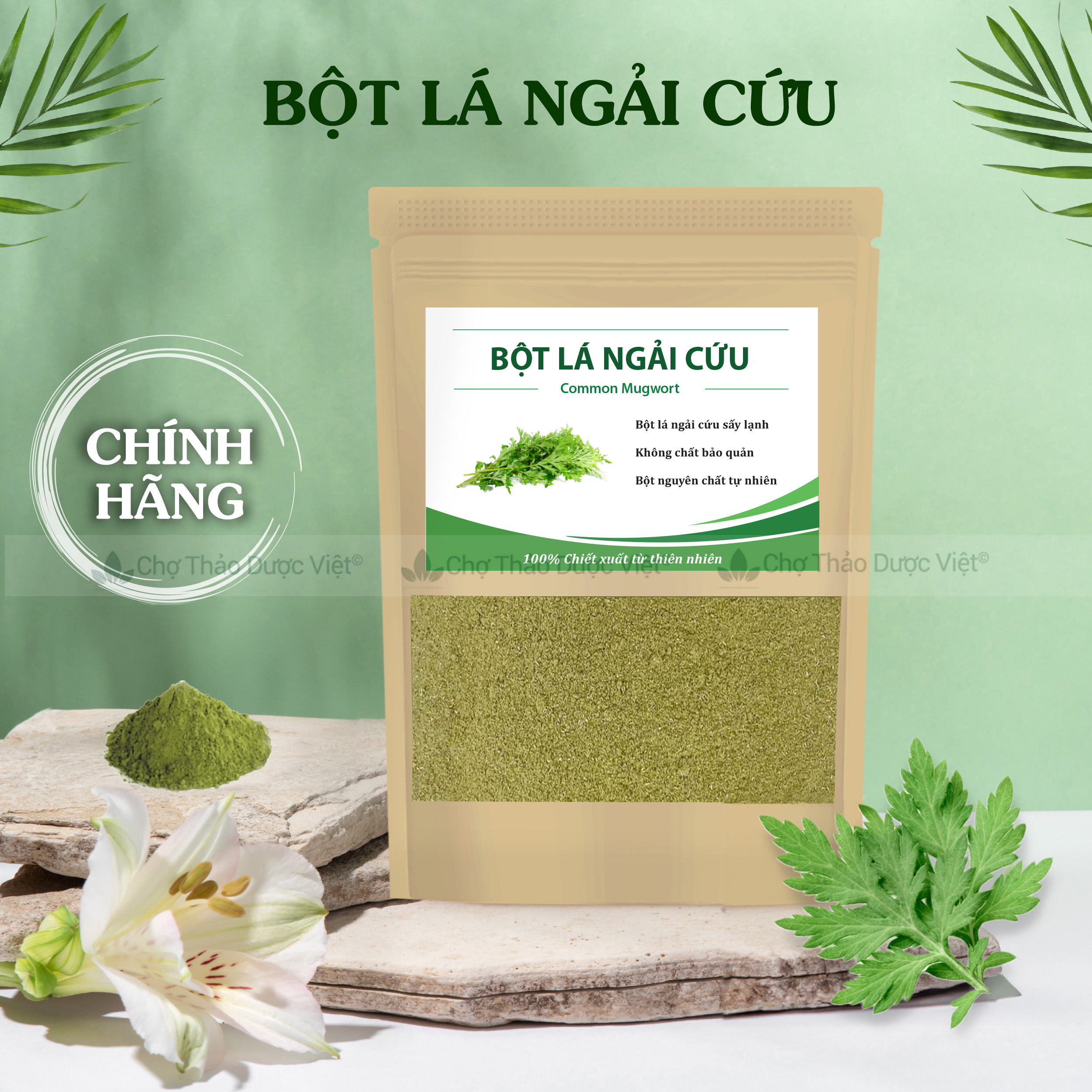 Pure Wormwood Powder 100g, Steamed to Relieve Colds, Soak Feet, Reduce Bone and Joint Pain
