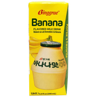 Sữa chuối Binggrae Hàn Quốc hộp 200ml thumbnail