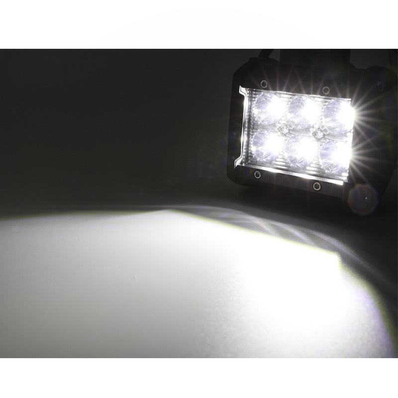 [HCM]Đèn Trợ Sáng 6 Bóng Vuông 18W [ Kèm công tắc ]