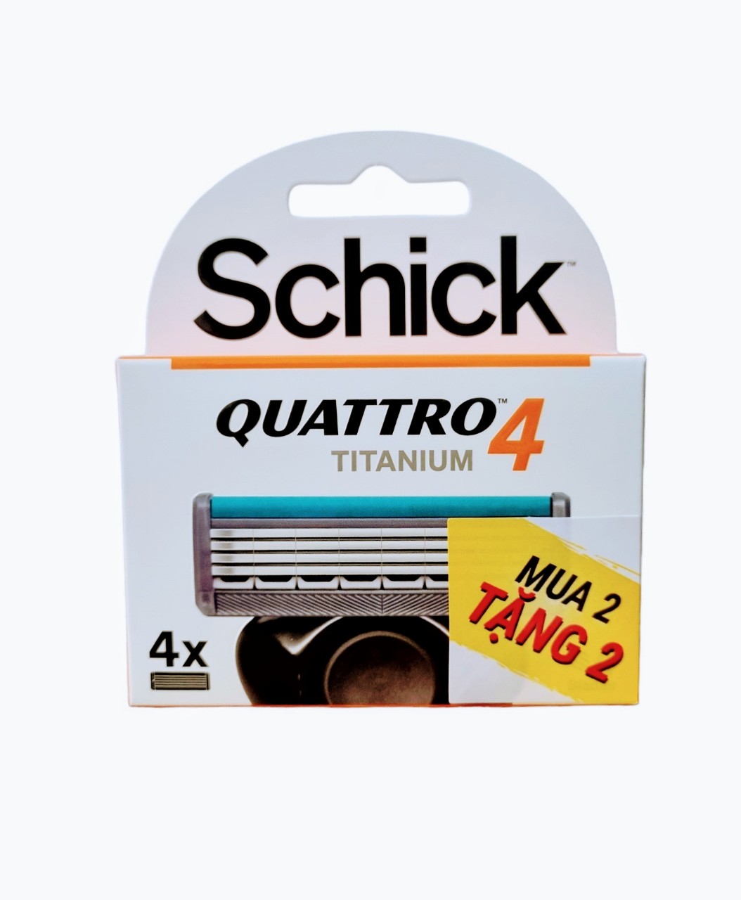 Lưỡi Dao Cạo Schick Quattro Titan 4S (hộp 4 Cái)