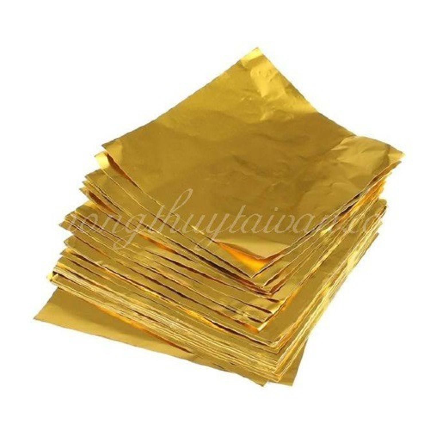 Giấy Trang Kim Lớn khổ 46*24cm(gói cốt thất bảo,tượng,bát hương..)