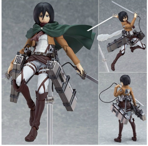 Attack on Titan Model - Mikasa Ackerman with Joints