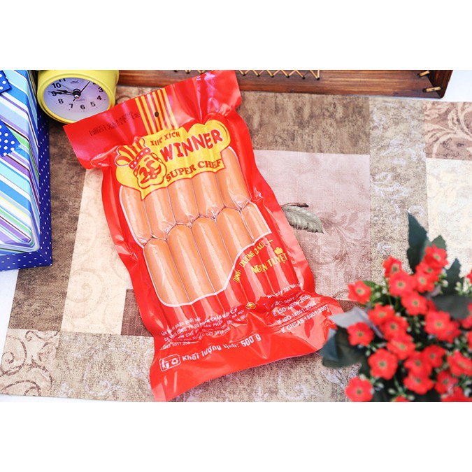 Xúc xích cp winner 10chiếc 500 gram