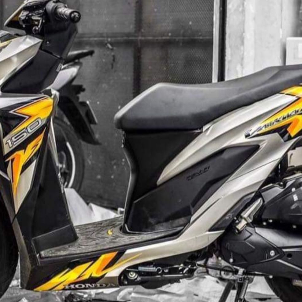 [HCM]Tem rời dán xe vario vàng cao cấp không bay màu