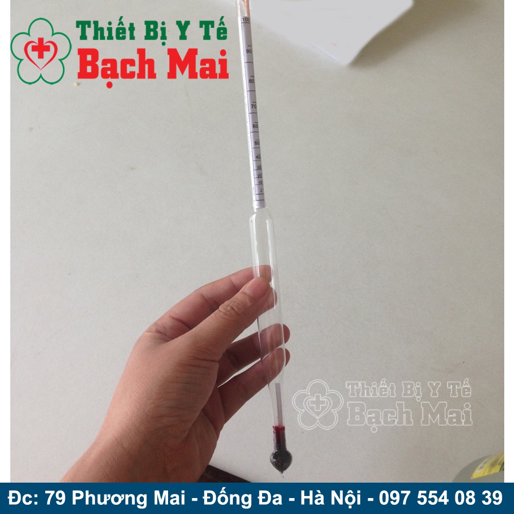 Dụng Cụ Đo Nồng Độ Cồn, Cồn Kế Từ 0-50 Độ, 0-100 Độ