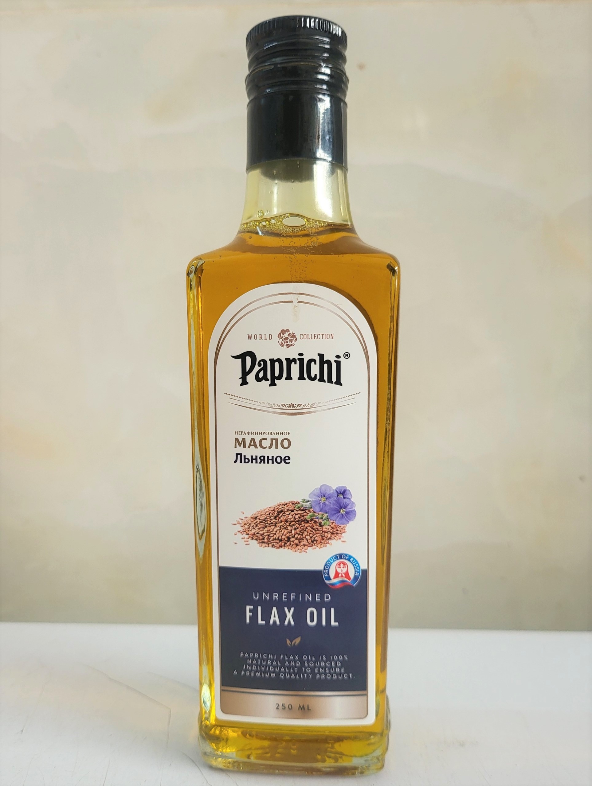 Dầu hạt lanh nguyên chất ép lạnh paprichi unrefined flax oil