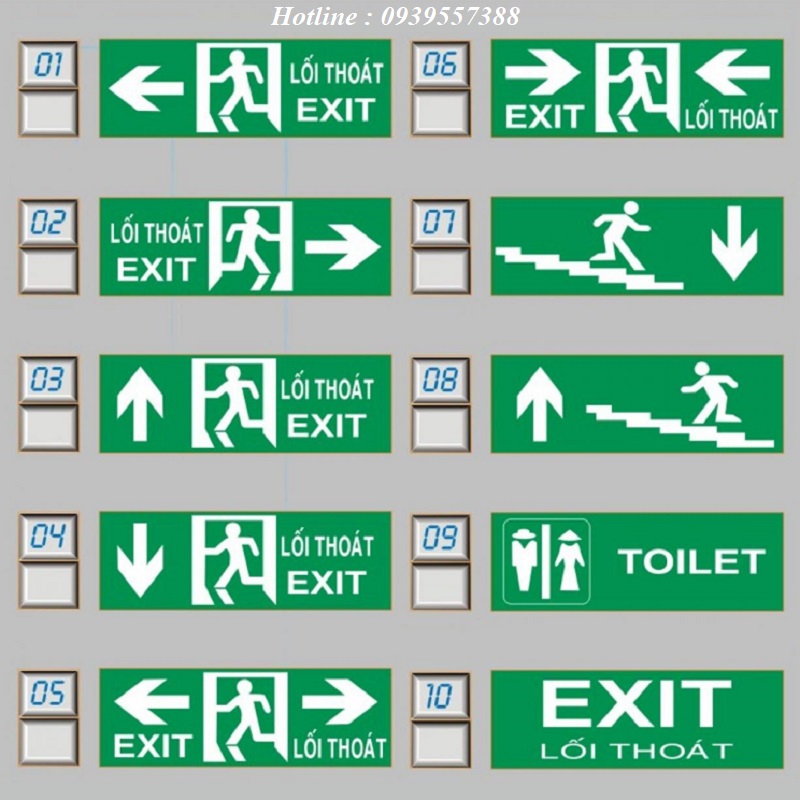 Lamp exit escape, LED indicator lamp outlet, escape lamp fire protection