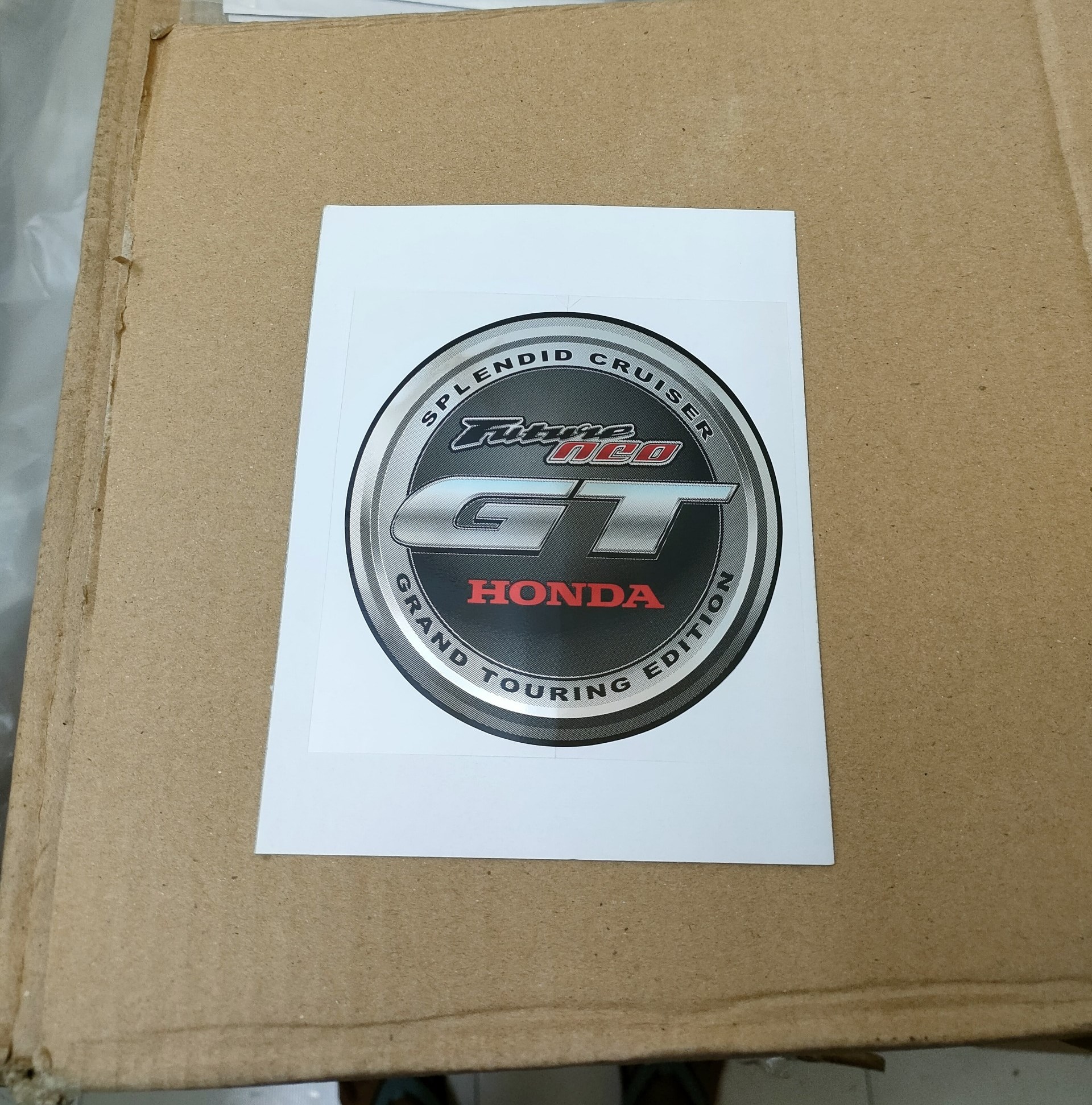 Tem Gt tròn dán xe future neo gt