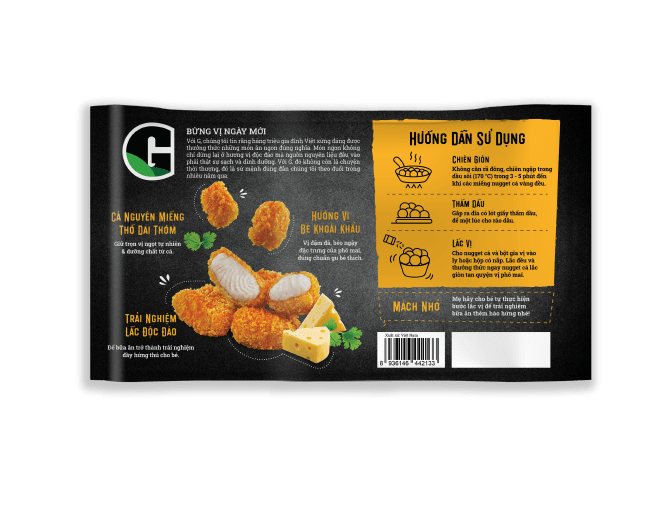 HCM - NUGGET CÁ LẮC PHÔ MAI GKITCHEN 300G