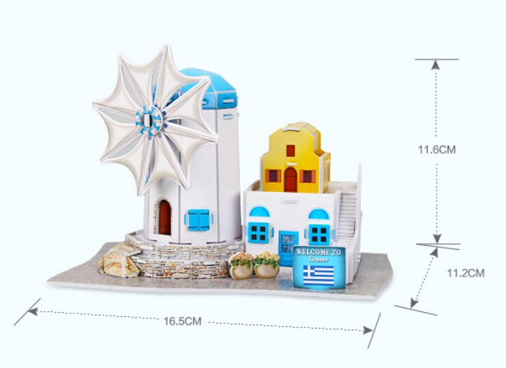 Mô hình giấy 3D CubicFun - Greece Style