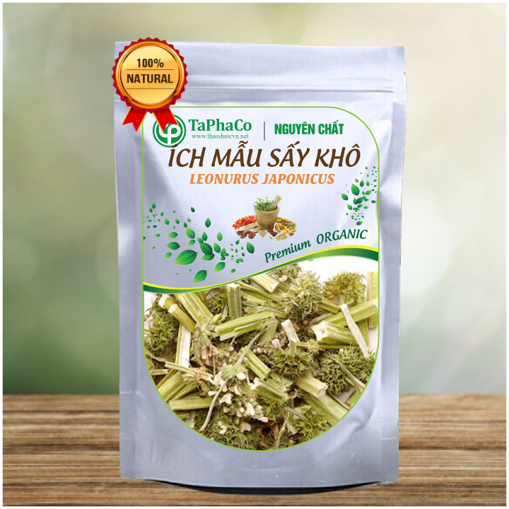 Cây ích mẫu khô 1kg, Thơm, Sạch, Trà cây ích mẫu khô - Tấn Phát