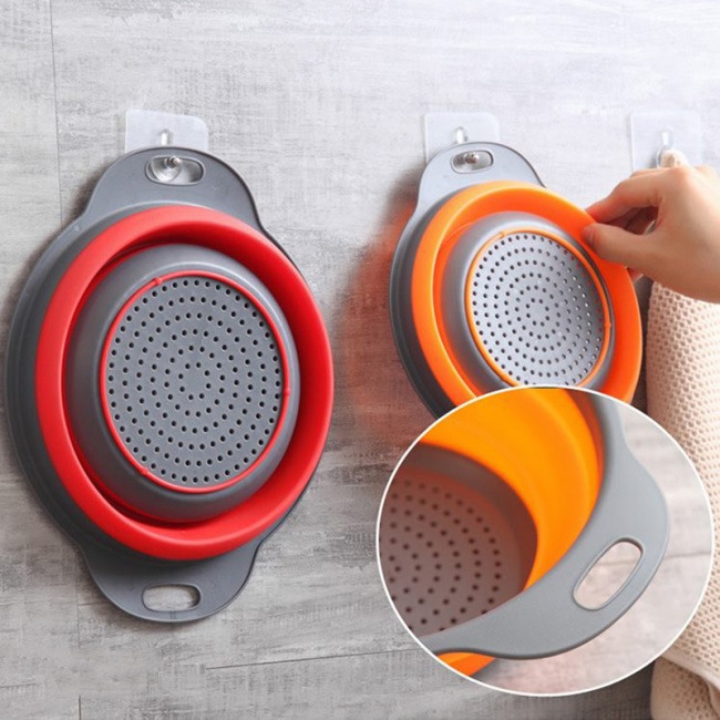 Rổ silicone gấp gọn, thiết bị tiện ích