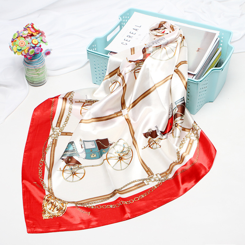 Khăn choàng nữ lụa cao cấp khăn đi du lịch biển -kiểu dáng vintage