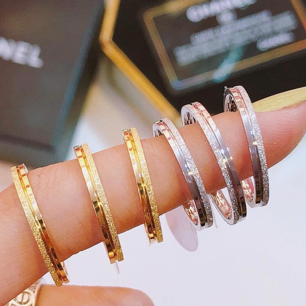 Nhẫn titan cát nano cao cấp có thể làm nhẫn cặp NC188 giá 1 chiếc