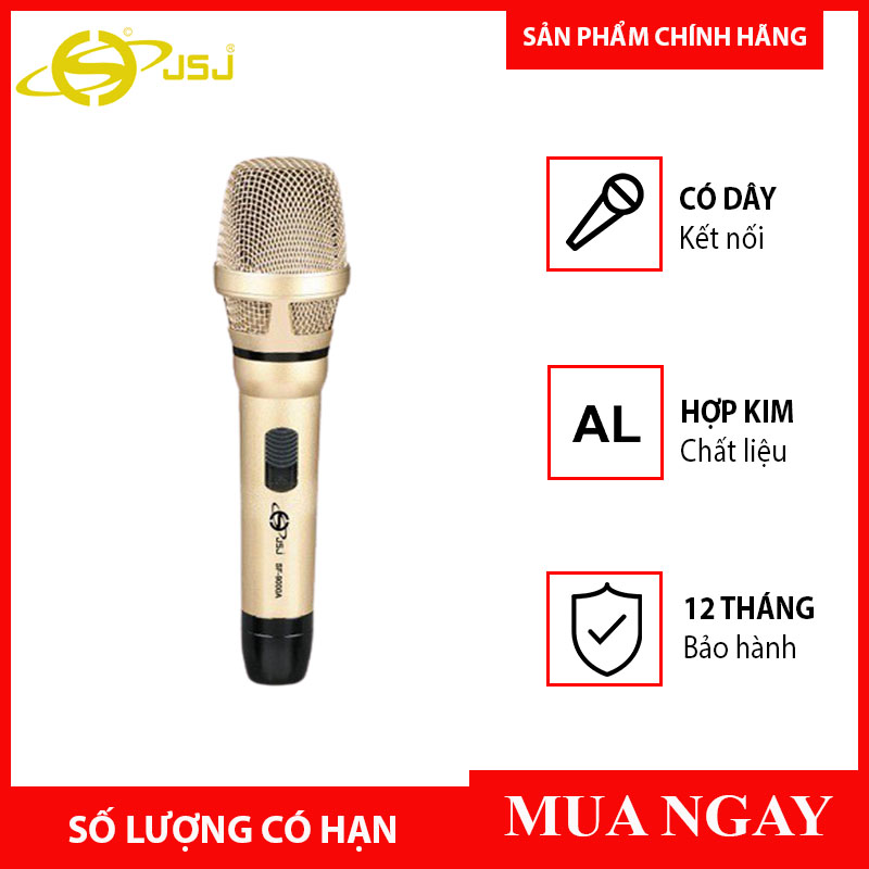 [HCM]Micro Karaoke Có Dây Chuyên Dụng JSJ- SF-9000 A