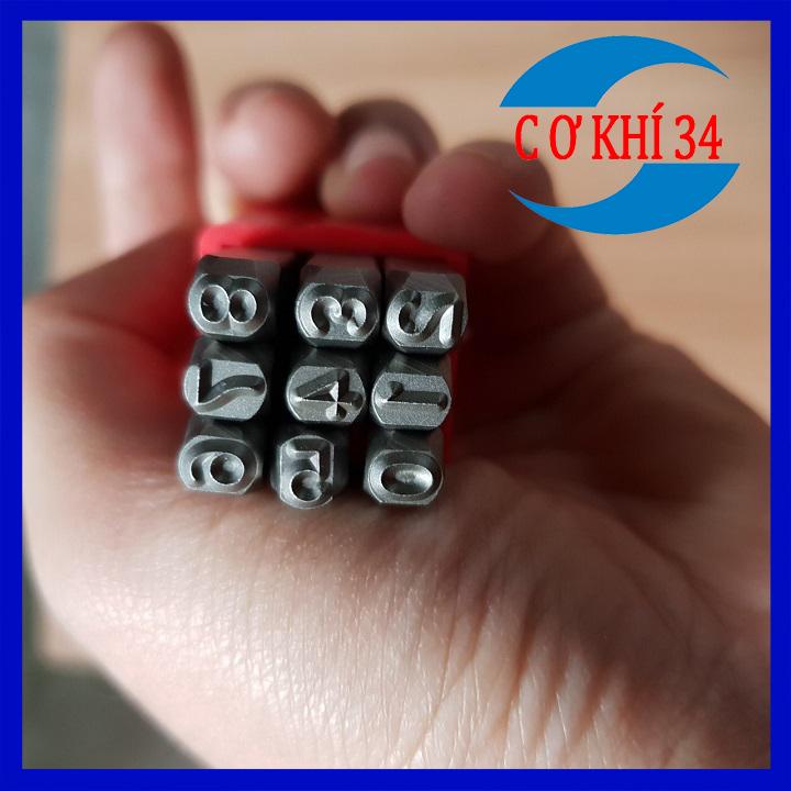 Bộ đục số đóng số 4mm - XUÔI