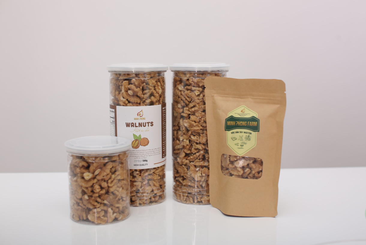 500G Nhân Hạt Óc Chó vàng nhập khẩu Mỹ 100%