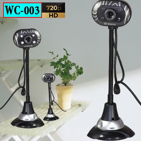 Webcam hd 003 có mic 480p - trang bị led - bảo hành 1 năm