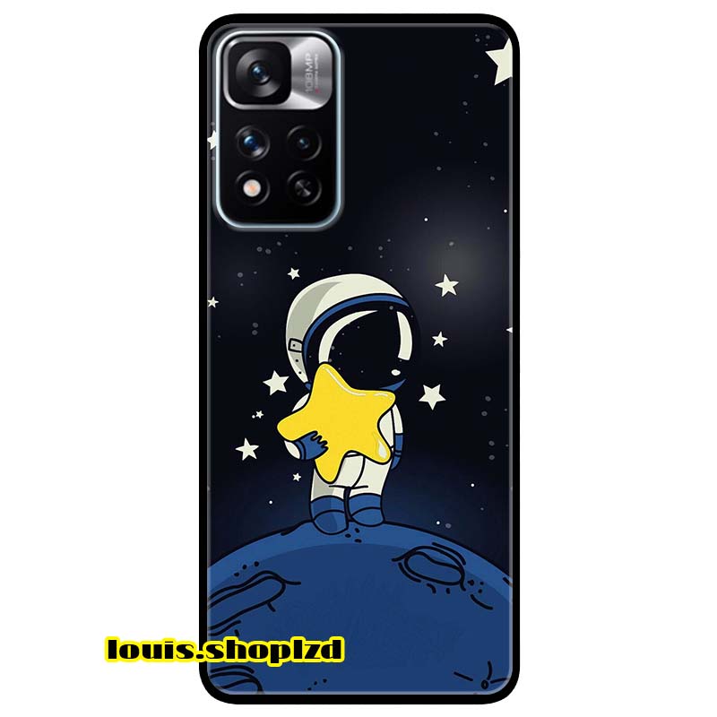 Ốp lưng dành cho xiaomi redmi note 11 pro 5g mẫu du hành ôm sao