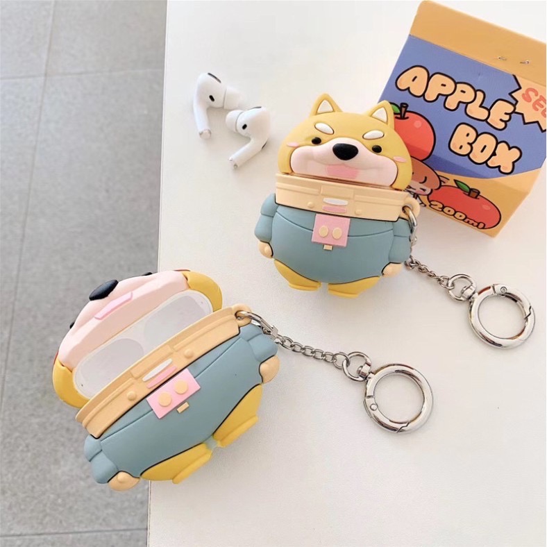 Case Airpods 1/2/pro Hình Chó Shiba