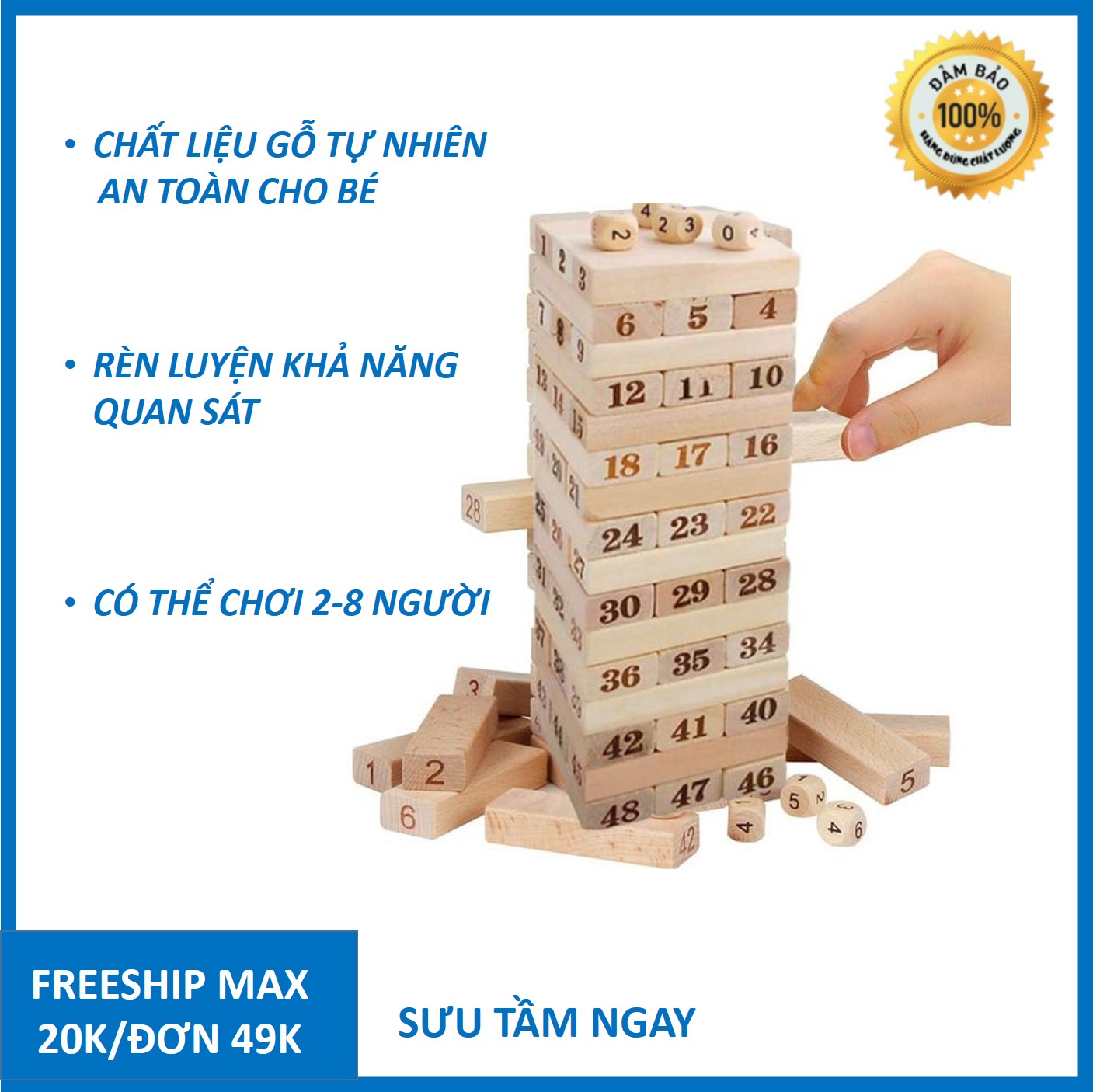 Set toy draw Wood