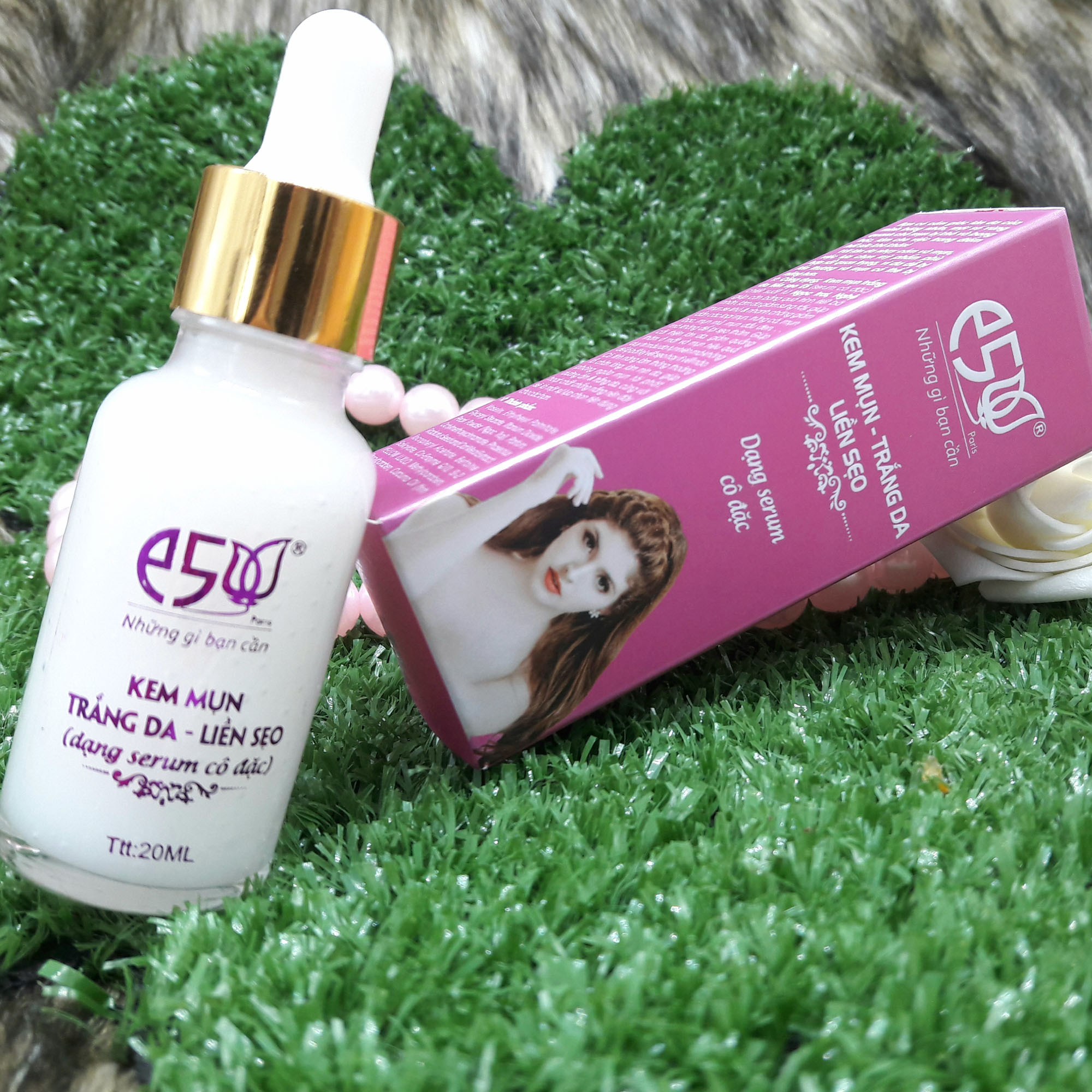 Serum Mụn Trắng Da Liền Sẹo