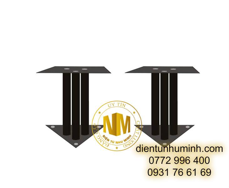 Chân để loa - đế loa bằng sắt Màu Đen 3Tấc