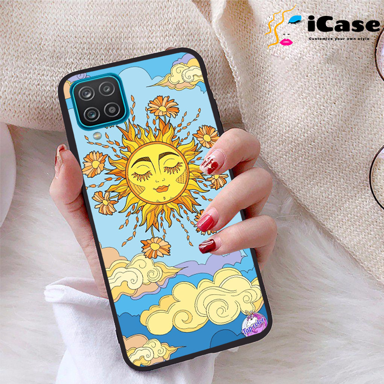 Ốp lưng Samsung Galaxy A12 viền dẻo TPU BST SUN